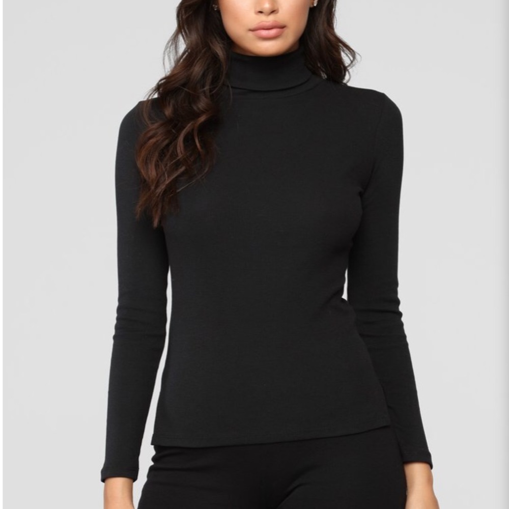 black turtleneck